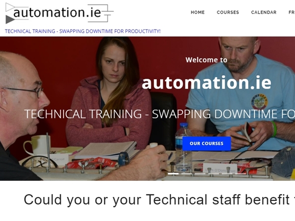 Automation.ie Website Design Example
